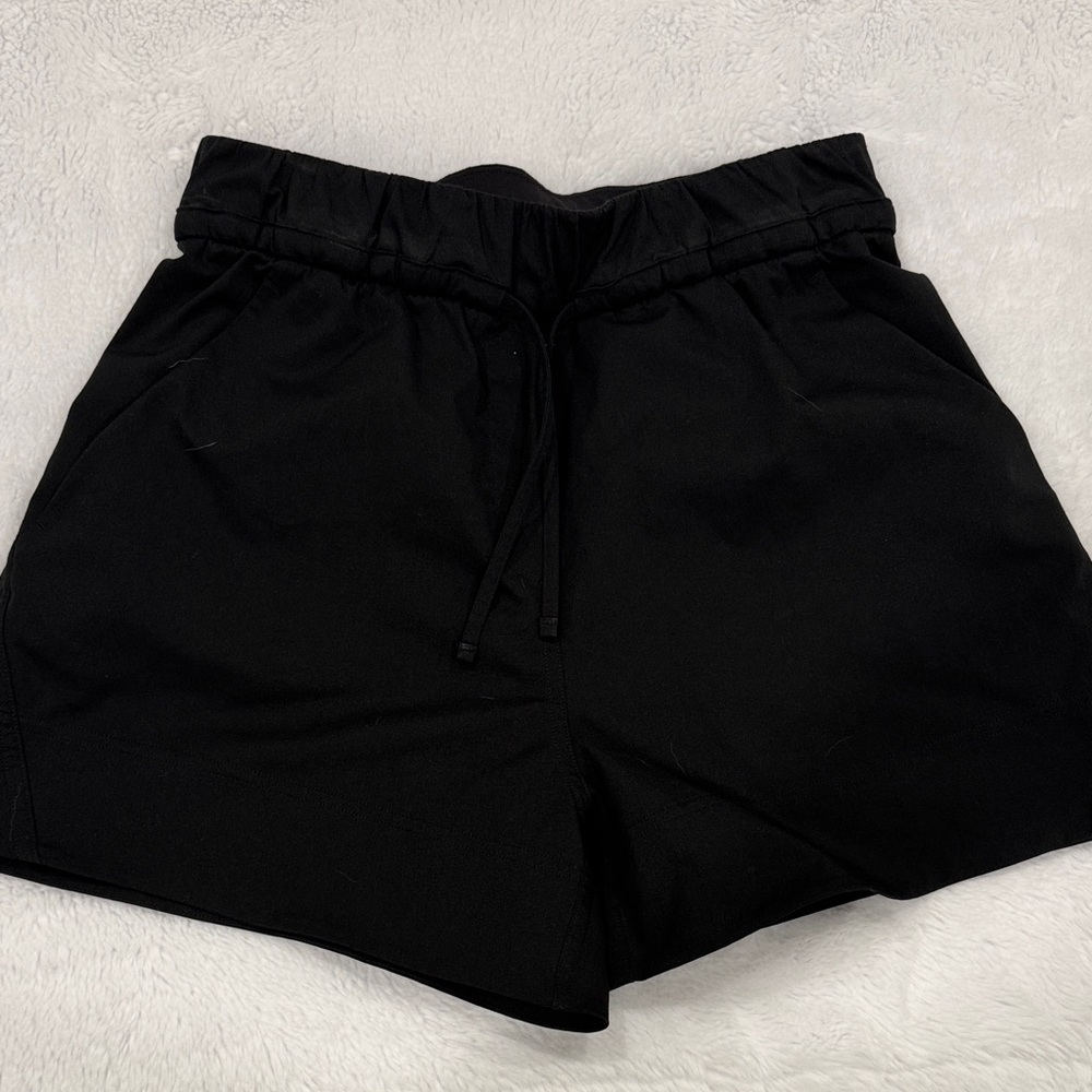 lululemon athletica Jet Black Workout Shorts